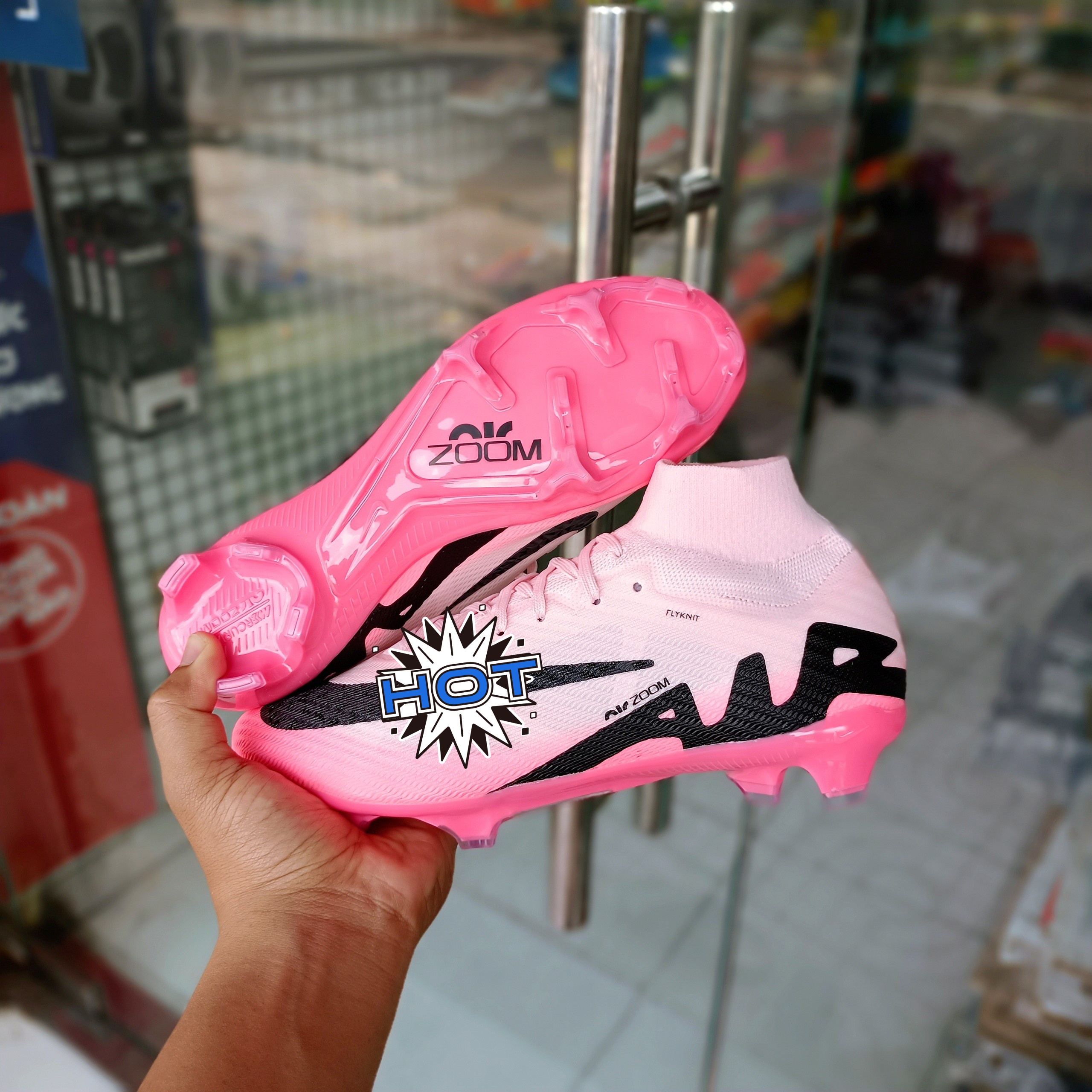 giày đấ bóng mercurial superfly 9 elite fg ( tặng kèm tất + túi rút hộp )