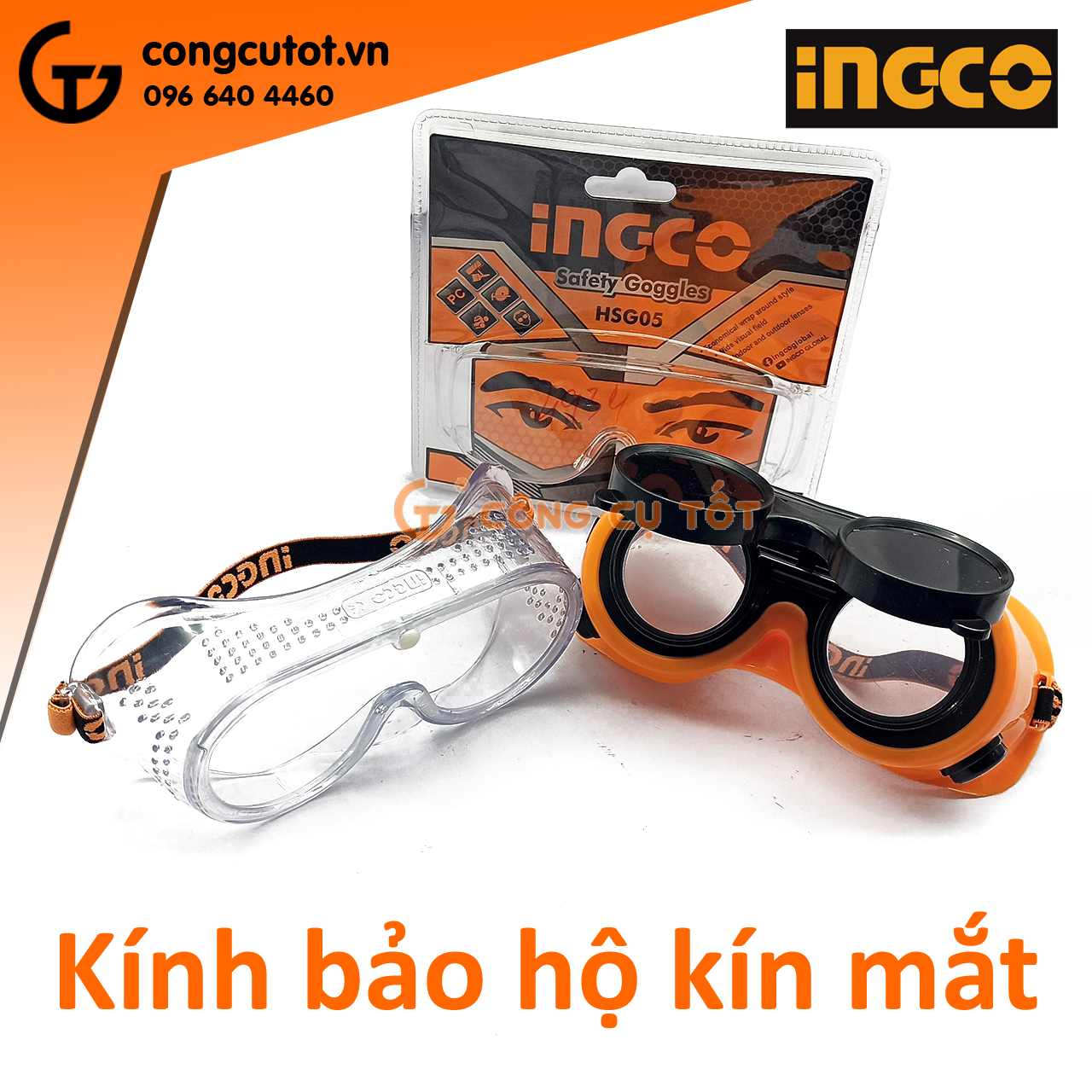 Kính bảo hộ Ingco HSG02