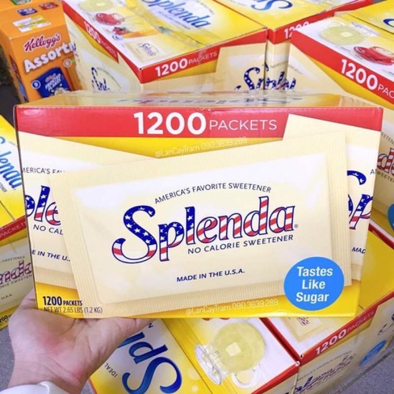 Combo 100 gói đường ăn kiêng SPLENDA