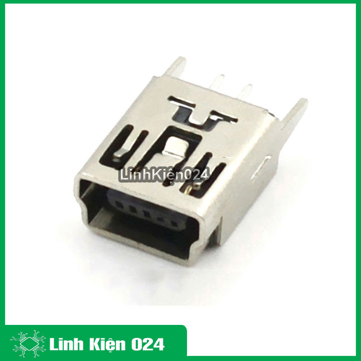 Bộ 5 cổng USB mini 5P chân cắm/chân dán