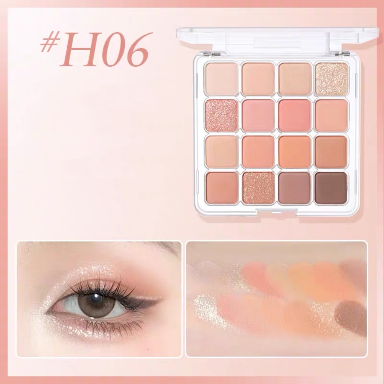 Bảng mắt 16 ô Hold Live Sunset Magic Eyeshadow Tray (HL716)