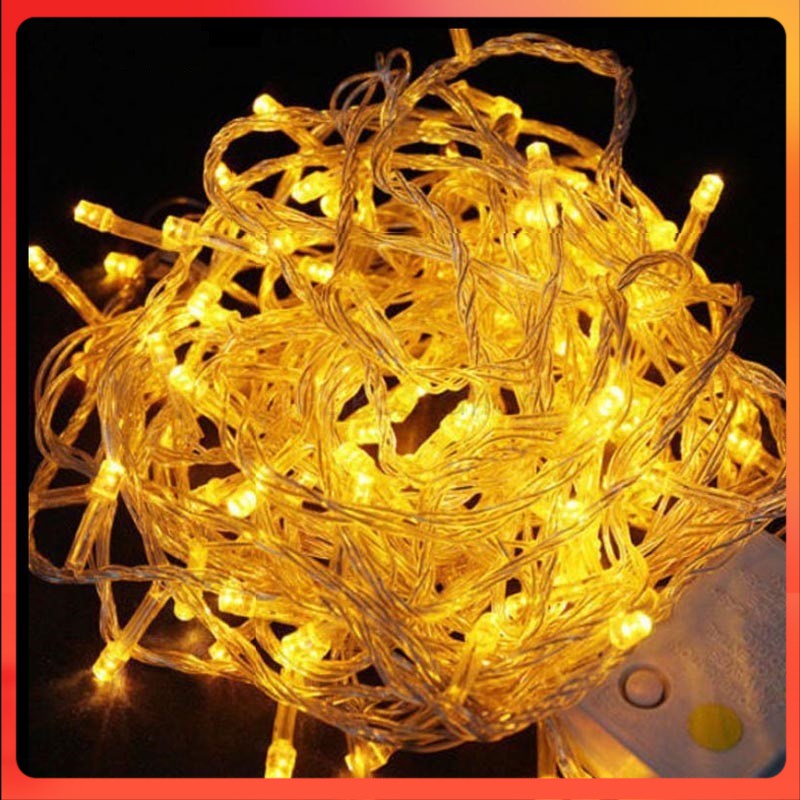 Đèn Nháy - Dây đèn led trang trí 5m - Đèn led dây nhấp nháy tự động đổi màu trang trí nhà cửa sinh động dài 5m nhi