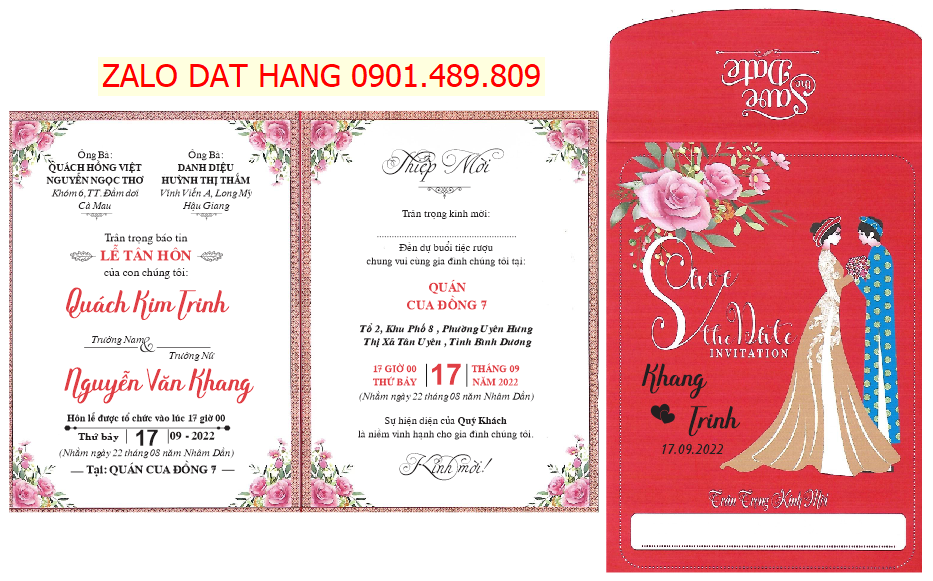 100 phôi thiệp cưới . sản phẩm như hình
