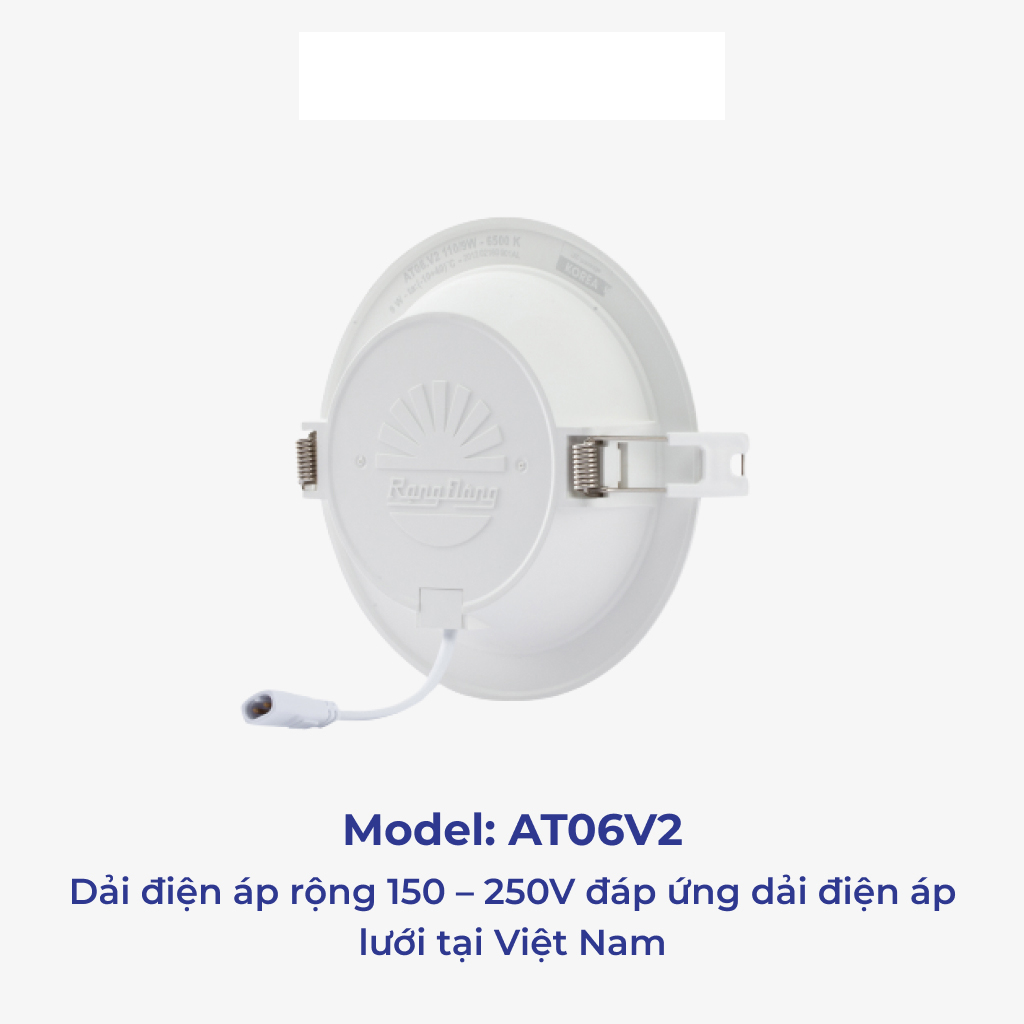 Đèn LED âm trần Rạng Đông 7W Փ90, SAMSUNG chipLED
