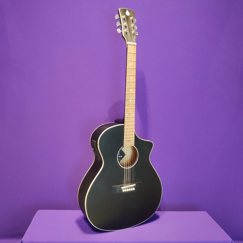 Đàn guitar acoustic tập chơi - Kết nối EQ ra loa - Mặt gỗ thông có ty chống cong cần - tặng kèm 7 phụ kiện - bảo hành 12 tháng - Âm bao hay so với giá thành