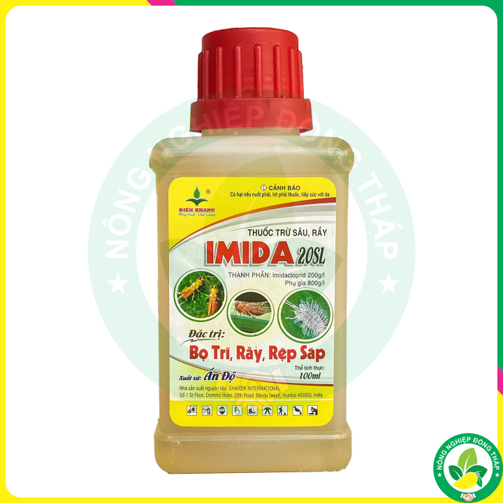 Thuốc Trừ Sâu, Rầy IMIDA 20SL – Đặc_Trị: Bọ Trĩ, Rầy, Rệp Sáp (Chai 100ml)
