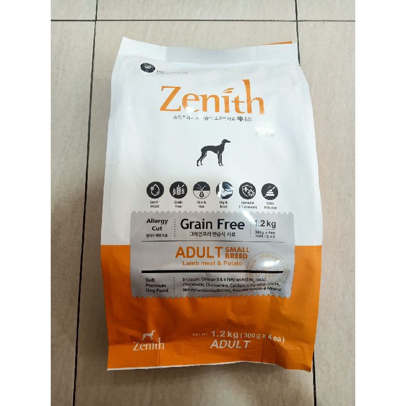 Thức ăn cho chó nhỏ dạng hạt mềm Zenith Small breed 1.2kg