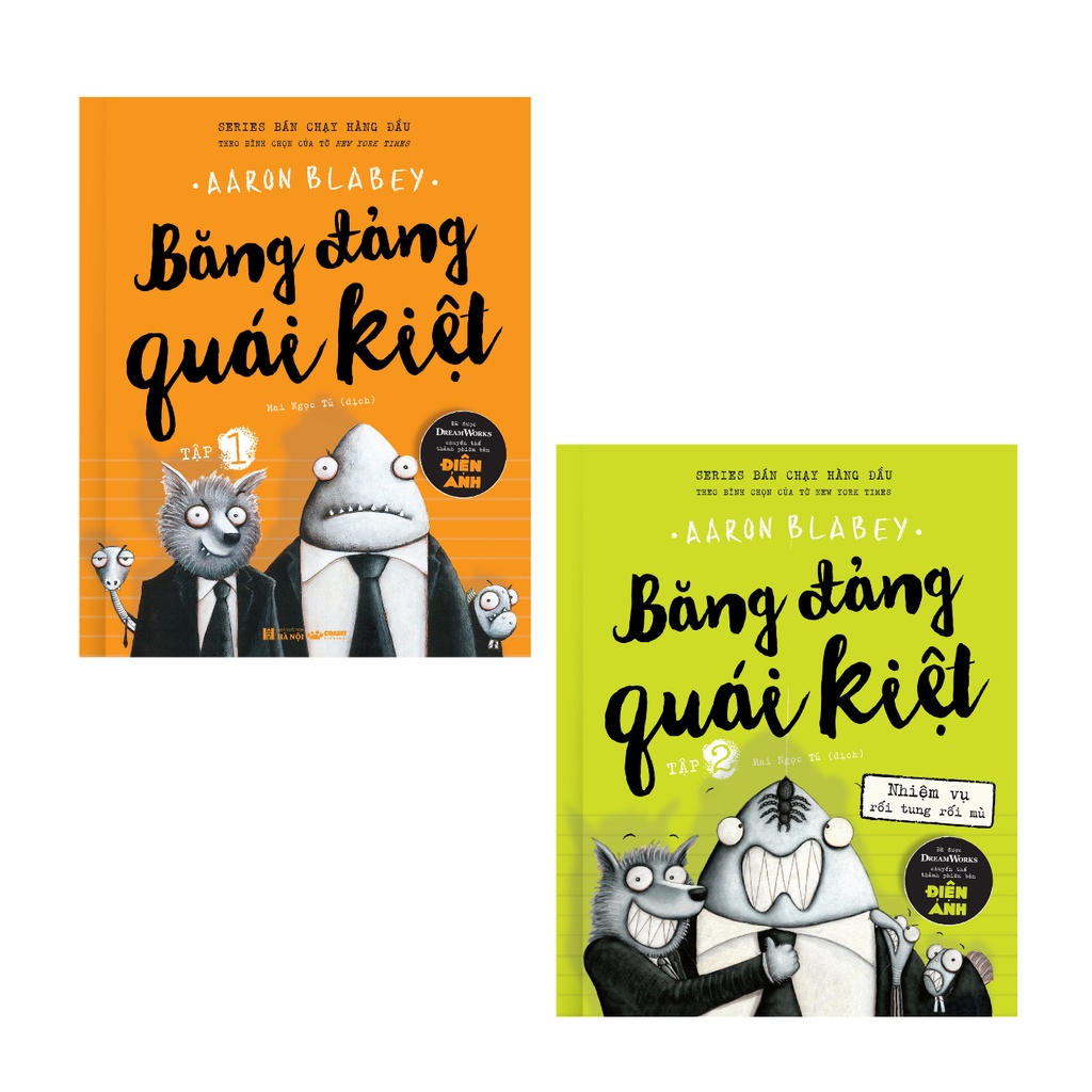 Sách - Băng đảng quái kiệt - The Bad guys - Box set bộ 6 cuốn, Truyện lẻ - Truyện tranh thiếu nhi - Crabit Kidbooks