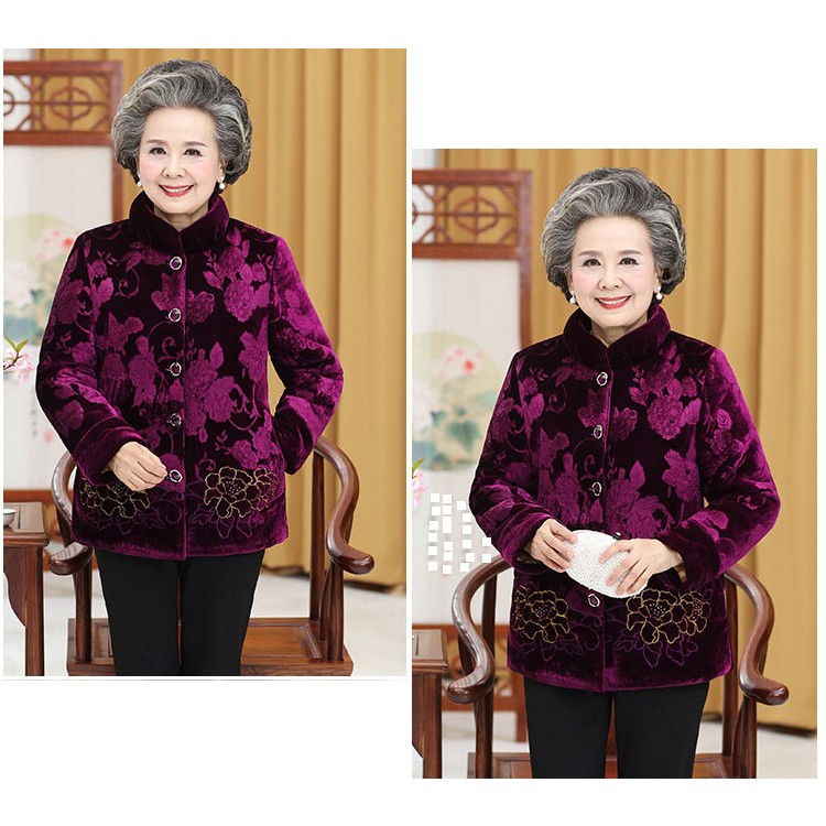 ÁO ẤM NHUNG CHO BÀ