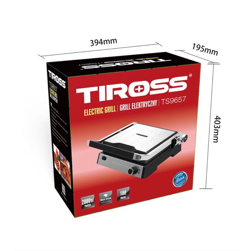 Máy kẹp nướng đa năng Tiross TS9657