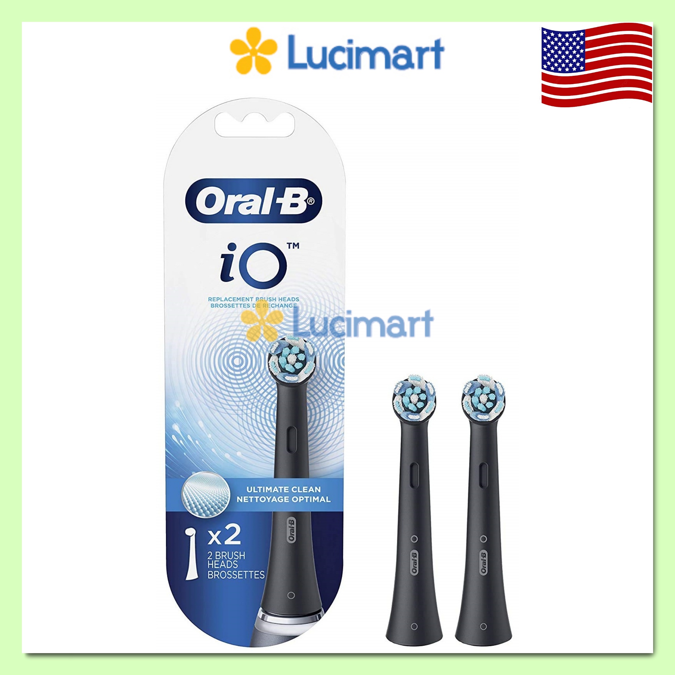 [HCM]Đầu bàn chải điện Oral-B iO Ultimate Clean [Hàng Đức]