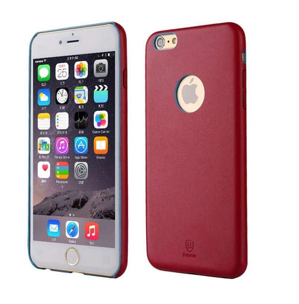 Ốp lưng iPhone 6/6S/6 plus/6S Plus Baseus Thin nhựa mềm giả da PU cao cấp