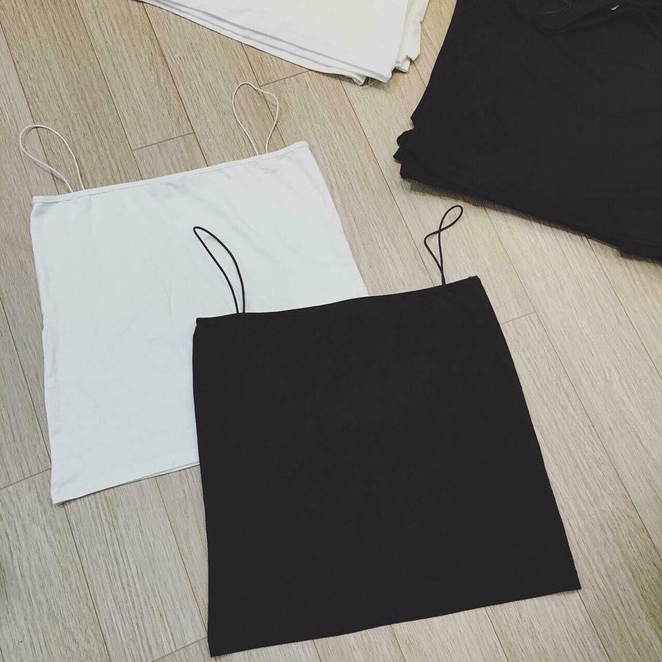 Áo 2 dây bozip tàu co dãn 4 chiều dáng body( Áo hai dây ôm)