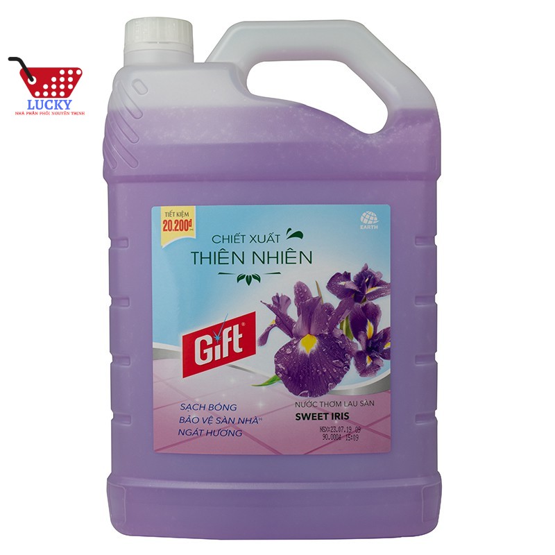 Nước lau sàn Gift 3,8kg- SWEET IRIS