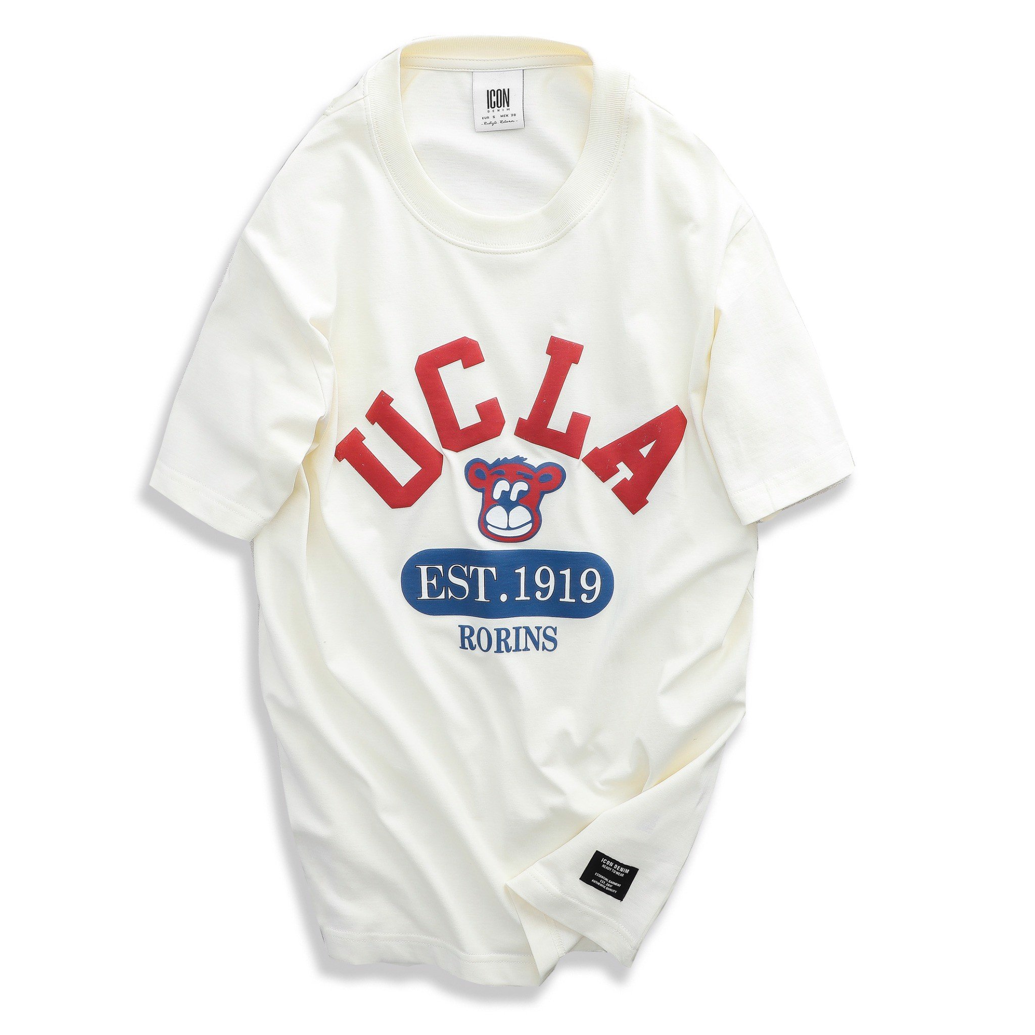 Áo thun nam ICON DENIM form Regular UCLA Bear ATID0117