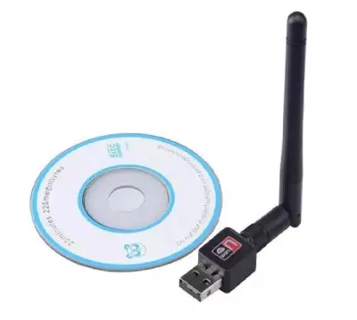 USB thu sóng Wifi tốc độ 150Mbps 802 có ăng ten ,USB Wifi - USB thu sóng Wifi cho máy tính để bàn có Anten