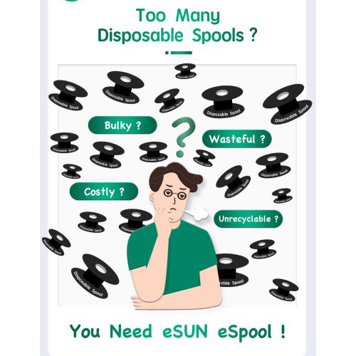 [HCM]Lõi cuộn nhựa 3d ESUN eSpool (tháo ráp sử dụng nhiều lần)