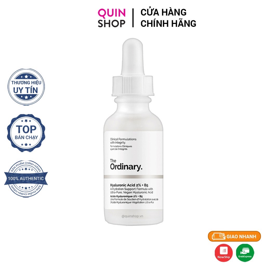Tinh Chất The Ordinary Hyaluronic Acid 2% + B5 Serum