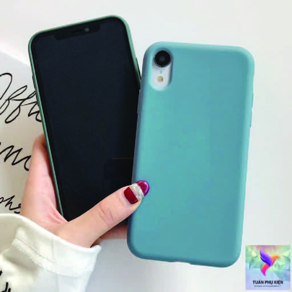 Ốp lưng iphone ⚡ ốp lưng điện thoại iphone trơn màu dẻo 7 màu ⚡ full các dòng iphone