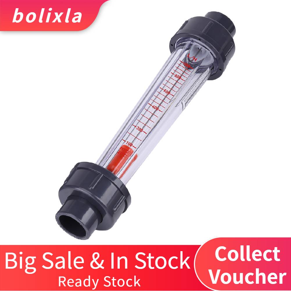 Plastic Tube Type 100-1000L/H Water Flow Meter Flowmeter LZS-15