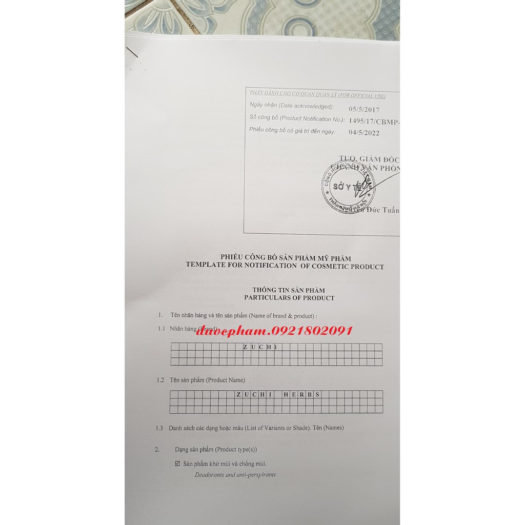 Zuchi xịt giày khử mùi chân hoa linh