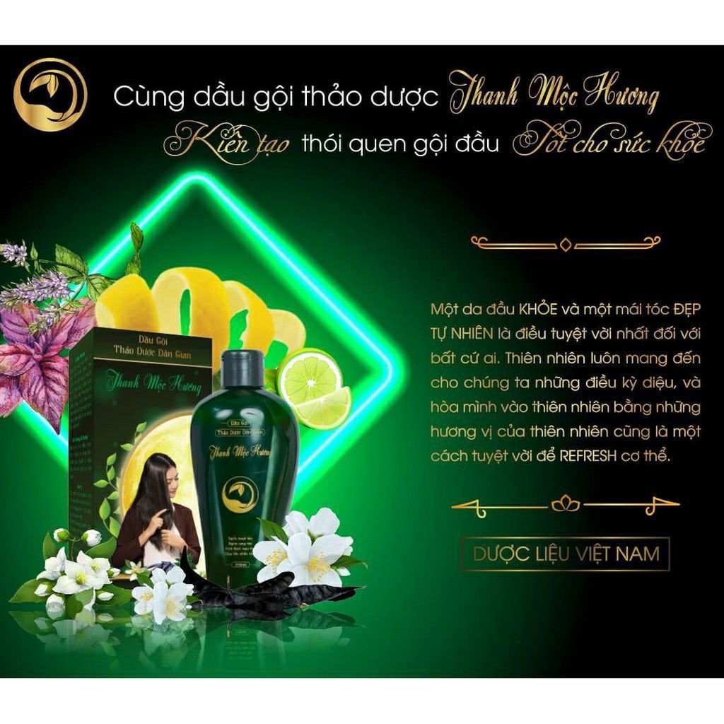 Dầu gội thảo dược dân gian Thanh Mộc Hương