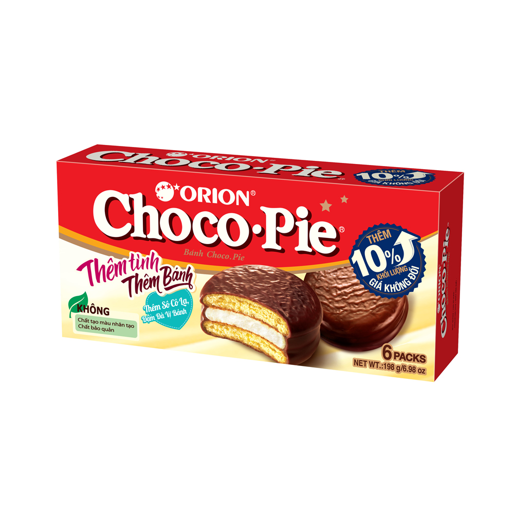 [Siêu thị WinMart] - Bánh Choco-Pie Orion hộp 198g