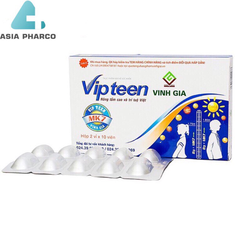 [HCM]VIPTEEN - Giúp trẻ phát triển chiều cao vượt trội