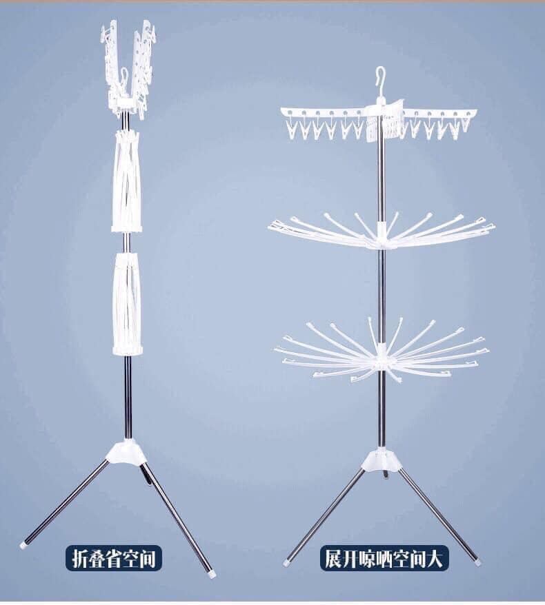 CÂY PHƠI ĐỒ INOX ĐA NĂNG DÁNG TRÒN