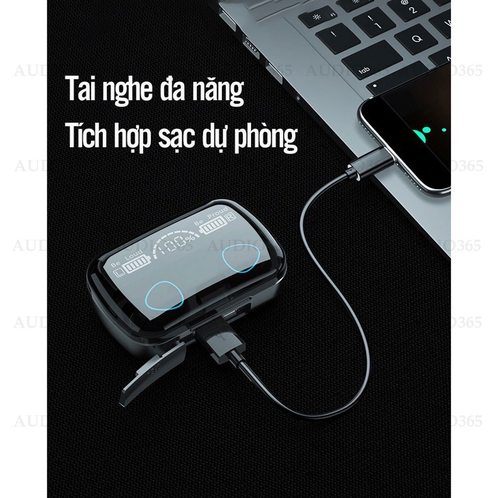 Tai nghe bluetooth không dây M30 bảo hành 6 THÁNG, tai nghe thể thao âm thanh nổi, công nghệ giảm tiếng ồn,  Pin trâu giá rẻ