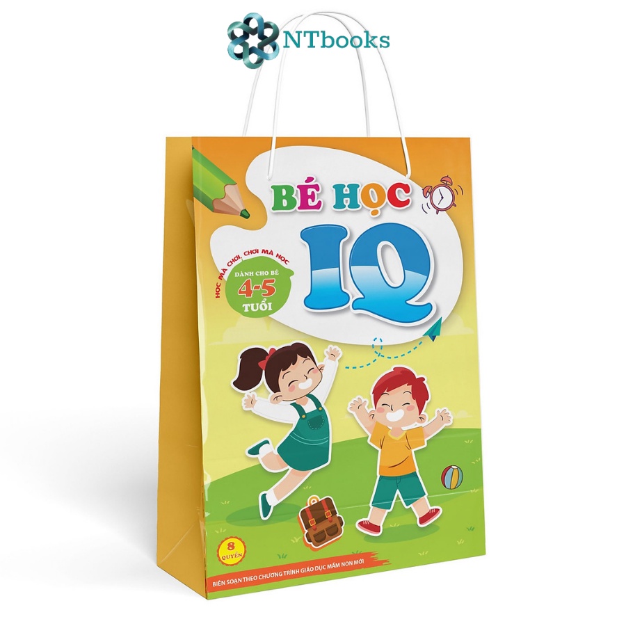 Sách bé học iq 4-5 tuổi - ntbooks
