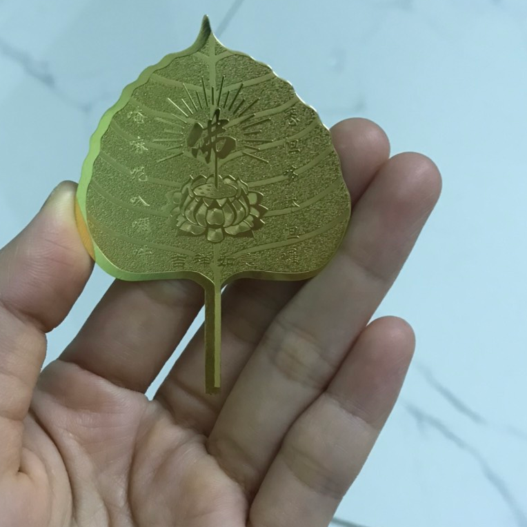 Lá bồ đề Quan Âm tài lộc, may mắn