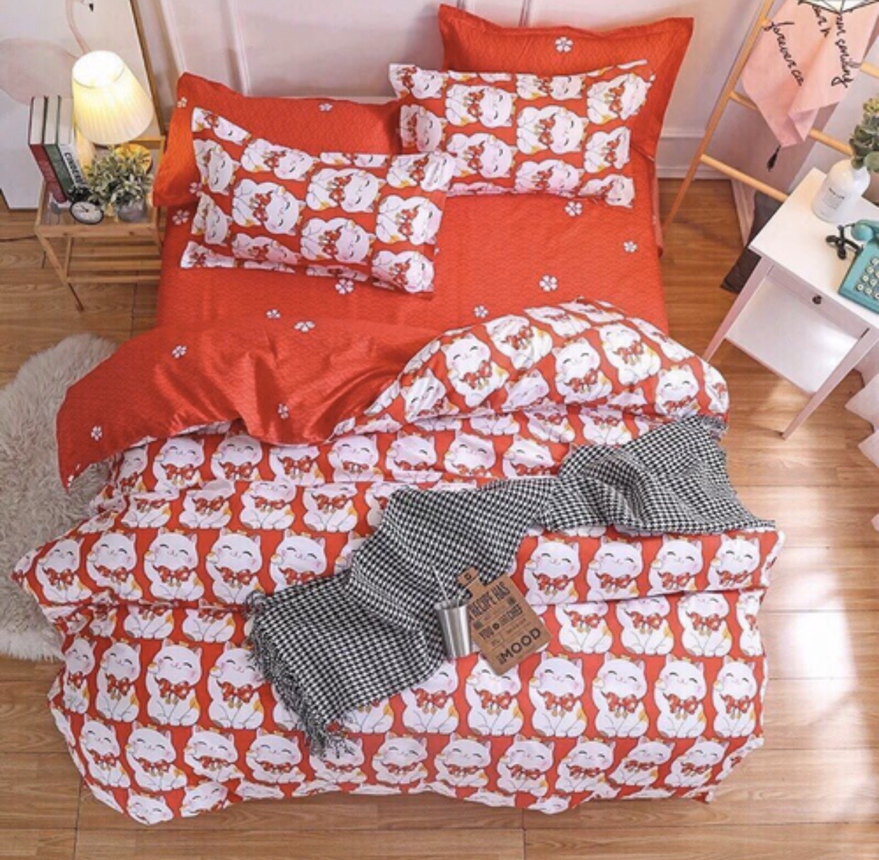 Trọn Bộ Chăn Ga Gối Cotton PL Nhiều Mẫu Lựa Chọn , Chất Liệu Bền Đẹp, Không Phai, Không Xù