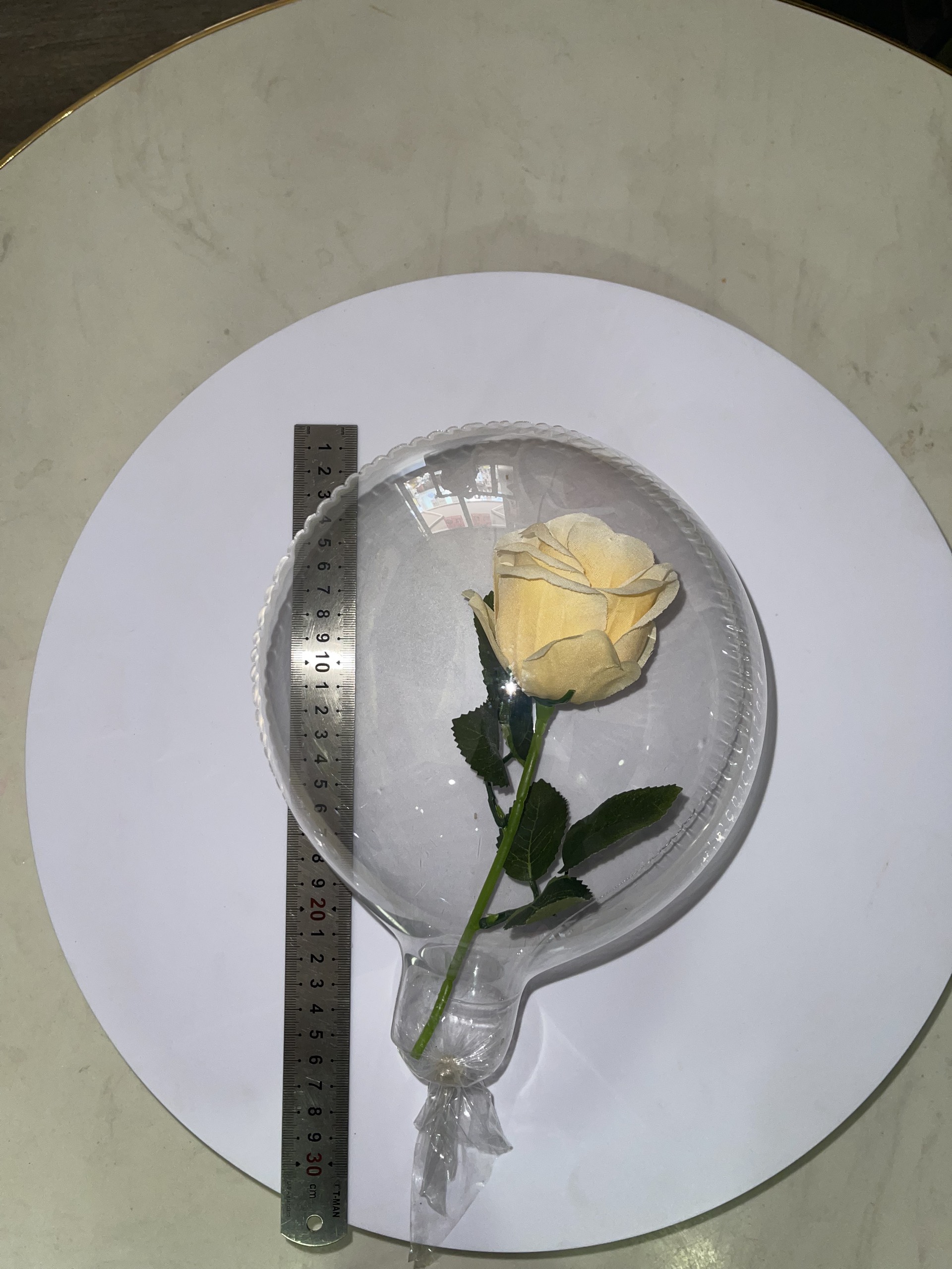 Set Bong Bóng Hoa Hồng DIY (Đèn Led)