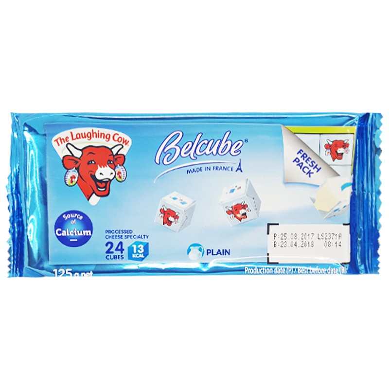 [Siêu thị WinMart] - BELCUBE Phô mai vuông vị sữa gói 125g
