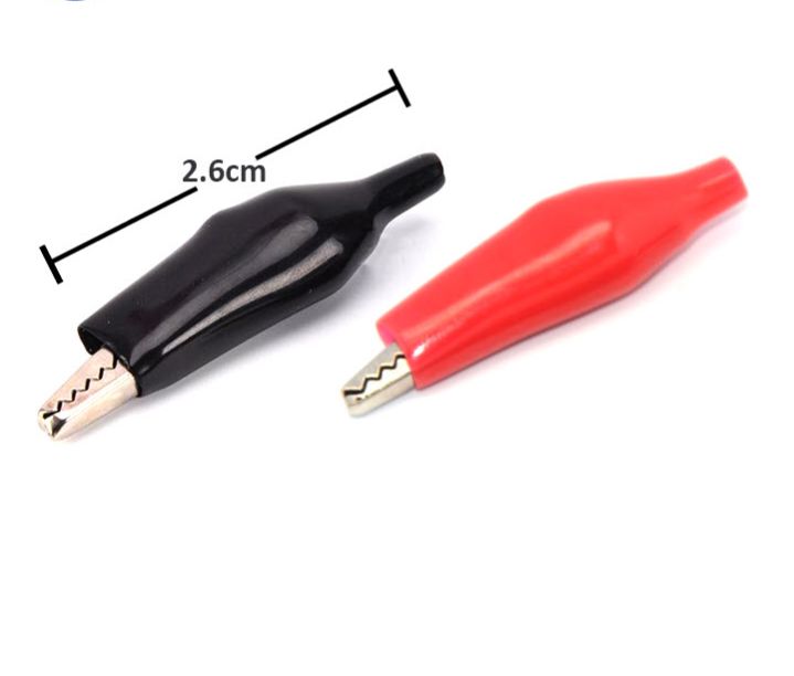 2 cặp kẹp cá sấu nhỏ
