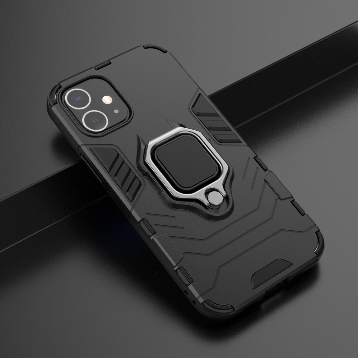 Ốp lưng Iphone 12 Mini Iron Man Iring chống sốc cao cấp