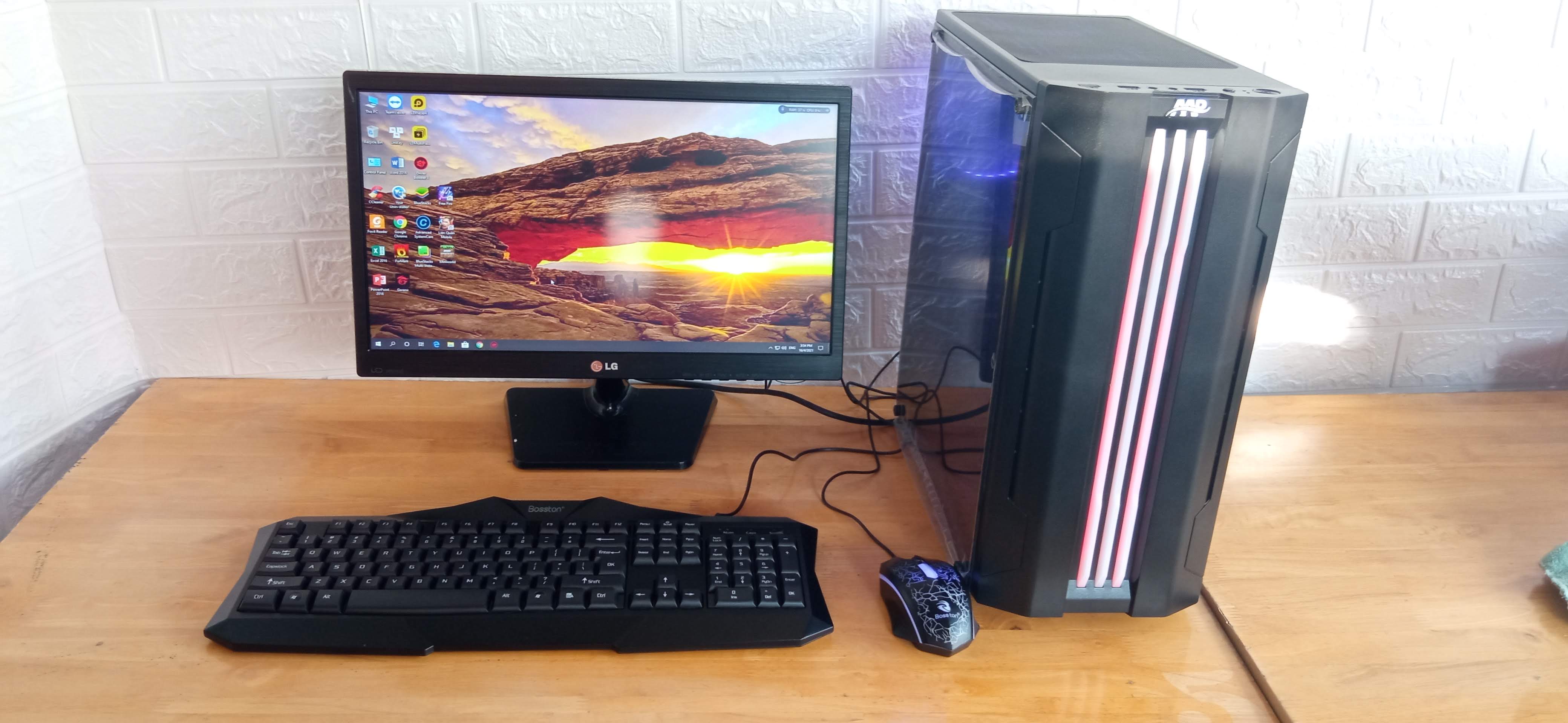 Bộ PC GAMING Chơi Game, Case Thùng LED Đẹp.