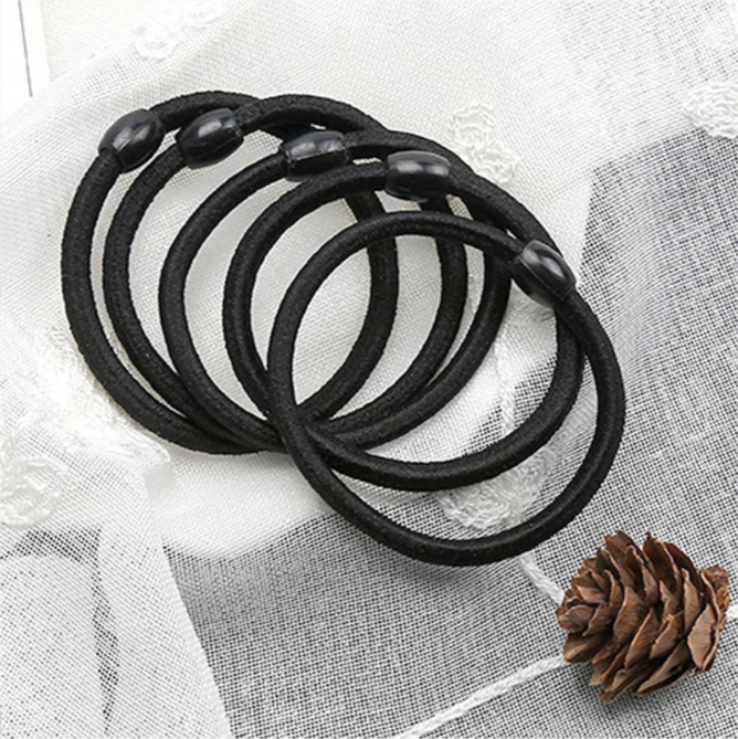 Đồ buộc tóc nơ, chun buộc tóc, dây cột tóc màu đen