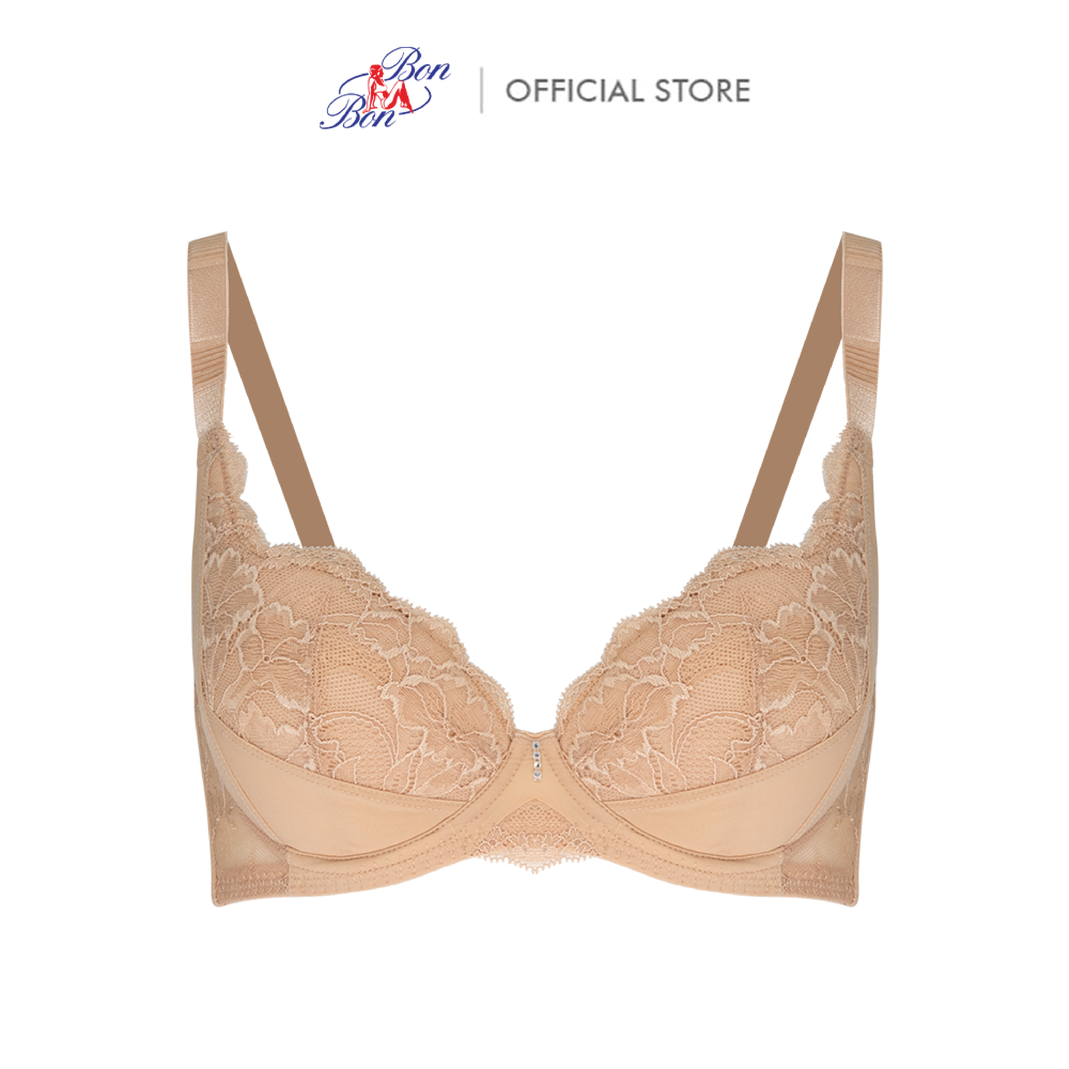 Áo lót mút mỏng phối ren Bon Bon  - BV3395