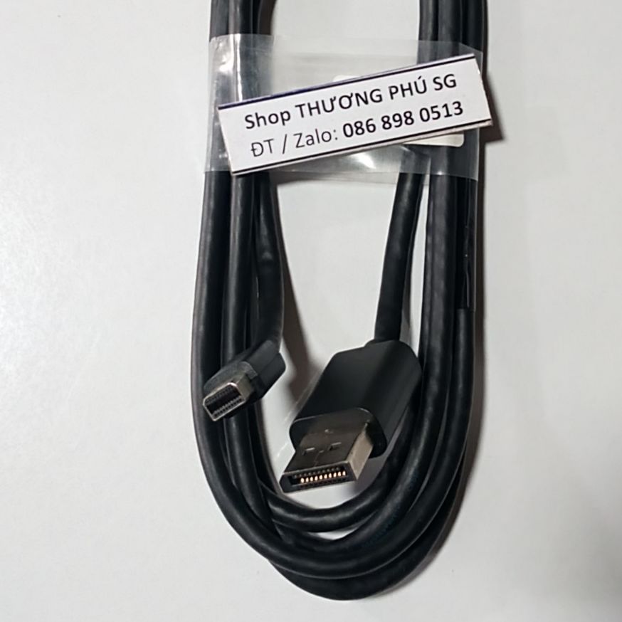 Cáp Mini DisplayPort ra DisplayPort dài 1.8m (Mini DP to DP) / Sử dung 2 chiều