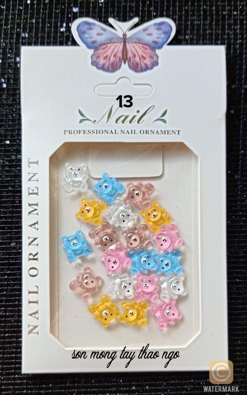 Charm mix đủ size, đủ hình dành cho Nail