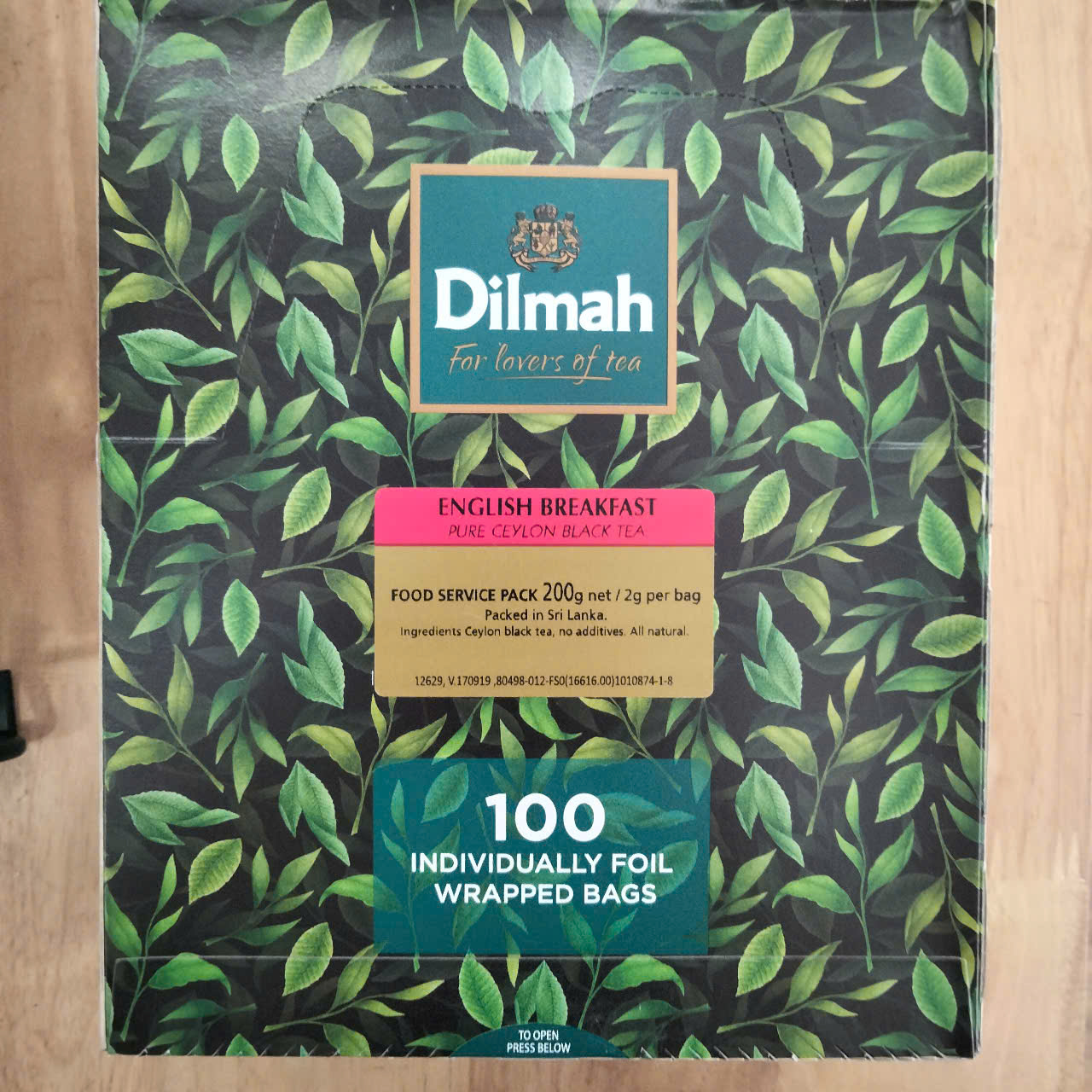 TRÀ DILMAH PREMIUM CEYLON BLACK TEA/ BÁ TƯỚC /TRÀ XANH / TRÀ ĐEN ĐIỂM TÂM/BẠC HÀ/ HOA CÚC /HOA NHÀI 200G