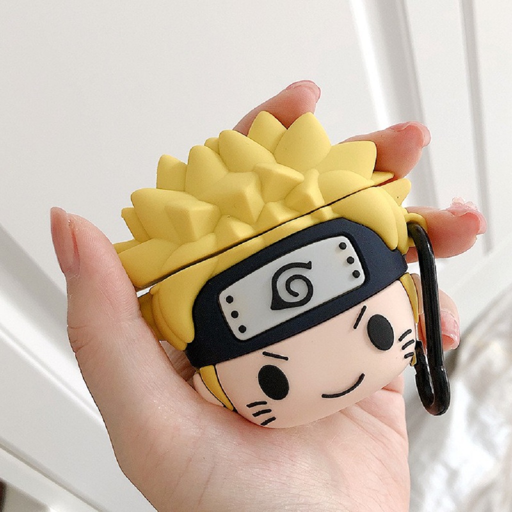 Airpods Case ⚡Freeship ⚡ VỎ BỌC AIRPODS NARUTO VÀ KAKASHI Case Tai Nghe Không Dây Airpods 1/ 2/ i12/ Pro