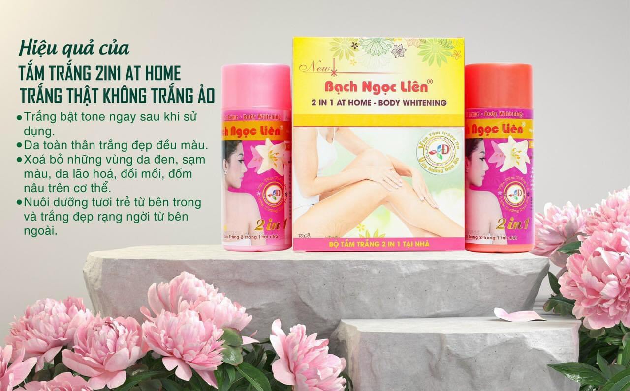5 hộp - Tắm trắng Body Bạch Ngọc Liên 200gr