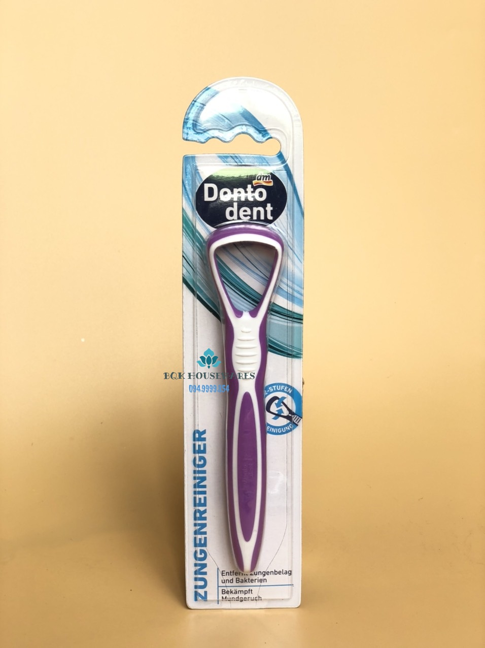 [HCM]Dụng cụ Cạo lưỡi Dontodent - Hàng Đức ( giao màu ngẫu nhiên)