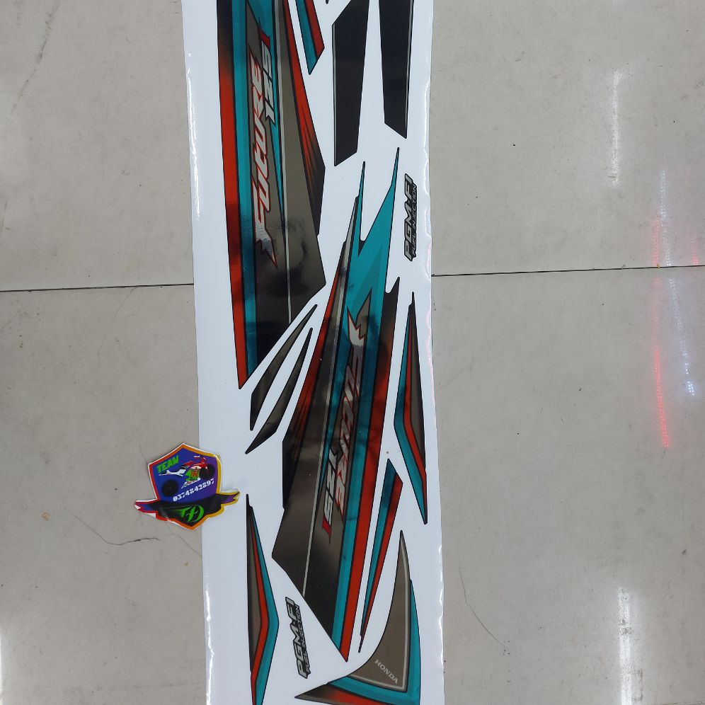 Tem xe future 125i , tem rời crom bóng cao cấp