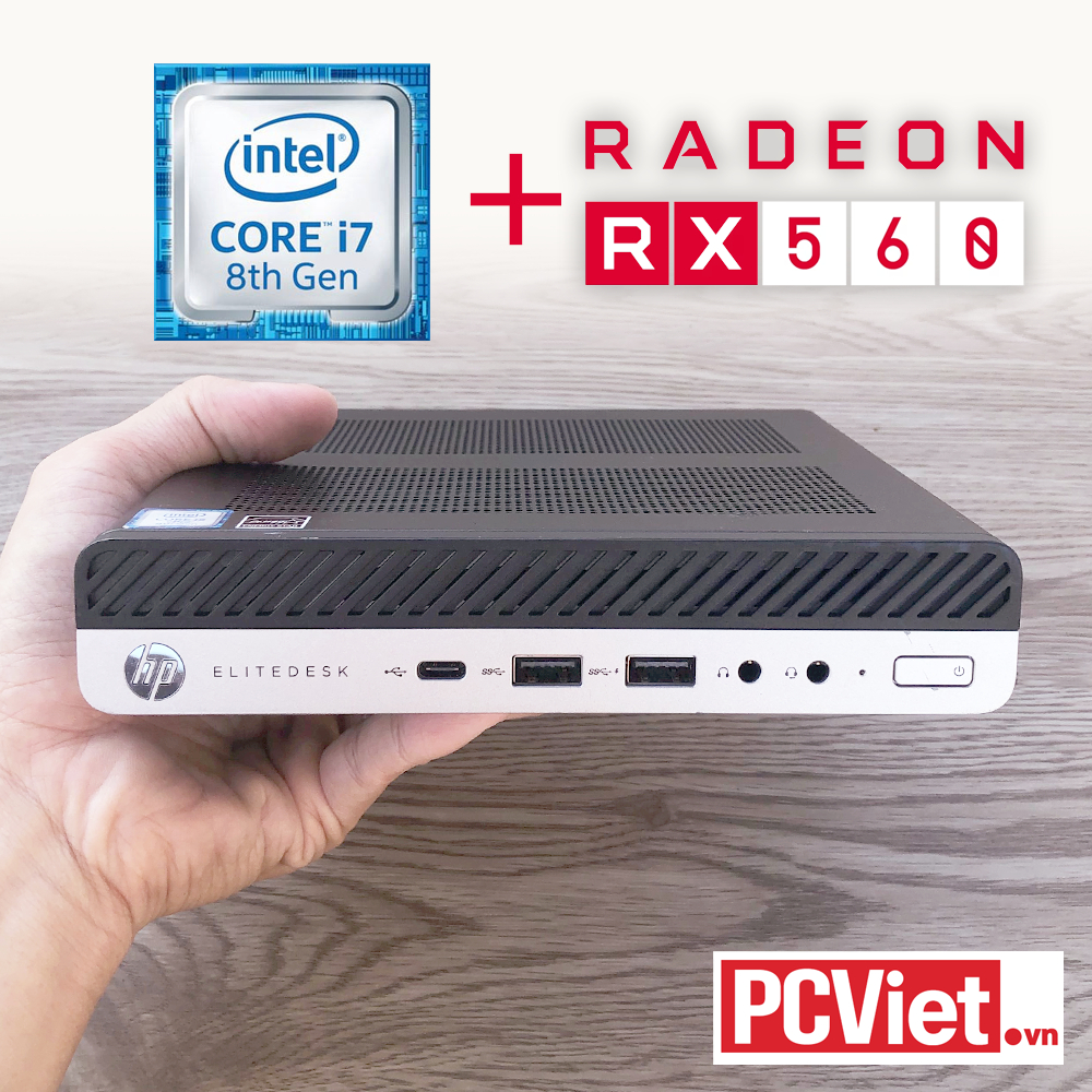 PC HP EliteDesk 800 G5 Mini Intel I7-8700T RAM 32Go SSD 1To W11 Wifi