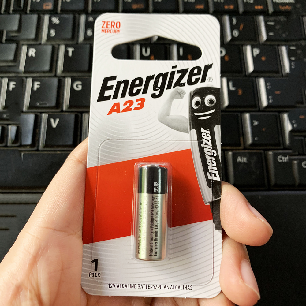 Combo 5 Vỉ Pin A23, Pin Cửa Cuốn Energizer A23 12V (1 vỉ 1 viên)
