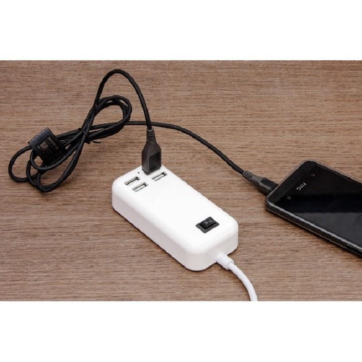 Ổ Cắm USB 15W 4 Cổng Màu Trắng